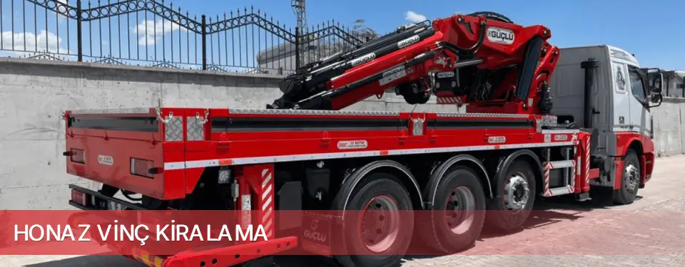 Honaz İlçemi Vinç Kiralama